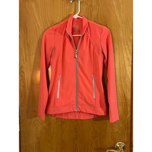 Barco One Womens Jacket Size XXS Crew Neck Full Zip Stretch Microfiber EUC